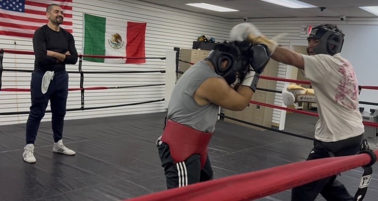 Boxing workout at Plano Boxing Gym